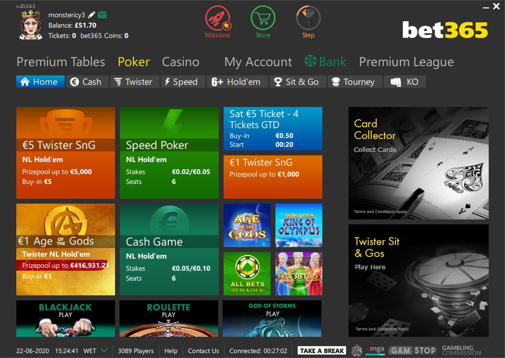 ความสนุกสนานโป๊กเกอร์ bet365