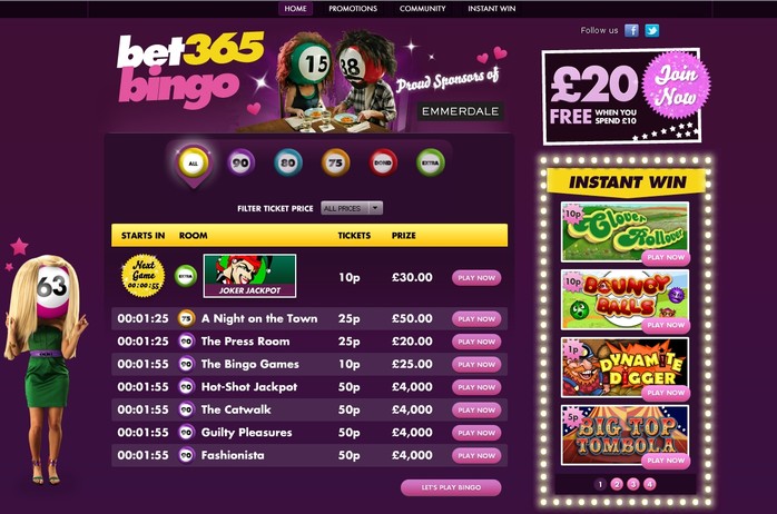 สอนวิธีการเล่นบิงโกที่ bet365