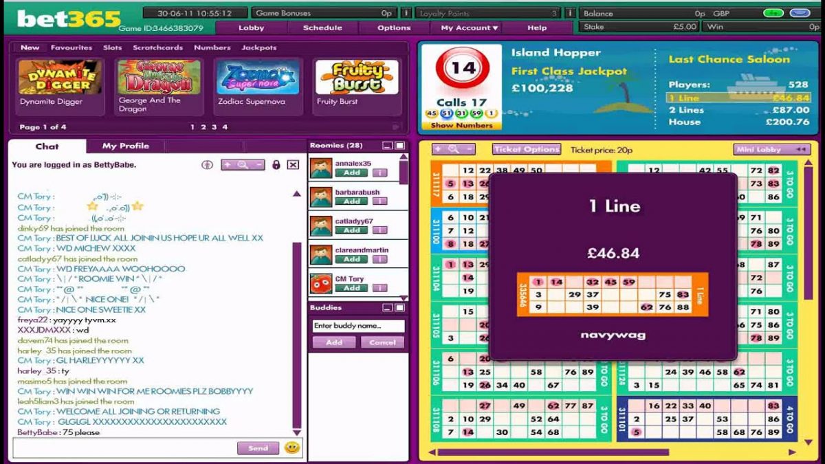สอนวิธีการเล่นบิงโกที่ bet365